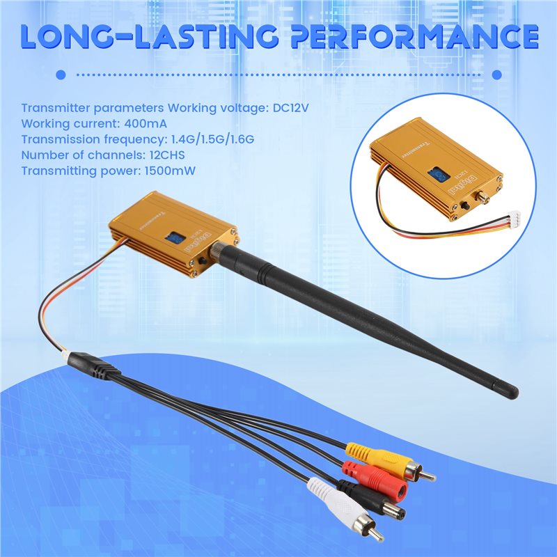 A48U 1.5G 1.5W FPV VTX 12CH 15 - Fpv Drone Transmitter 评论和价格